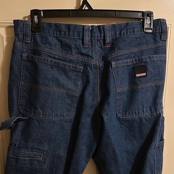 Craft Men's Blue Denim Pants - Picture 1 of 5